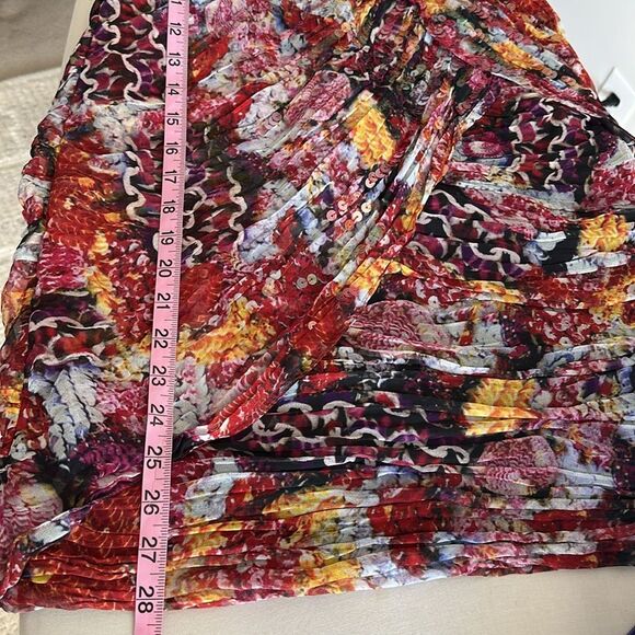 DVF Diane Von Furstenberg GARVIN EMBELLISHED Sequin Silk Strapless Dress Size 10 - Picture 7 of 13